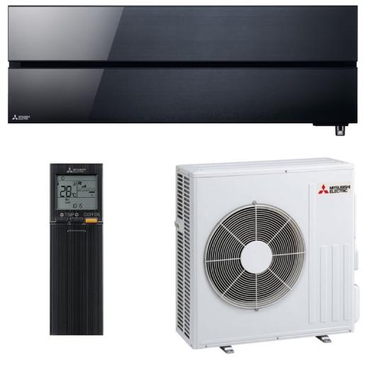 Klimatyzator ścienny | 6,1kW | MSZ/MUZ-LN60 | czarny | zestaw | MITSUBISHI ELECTRIC