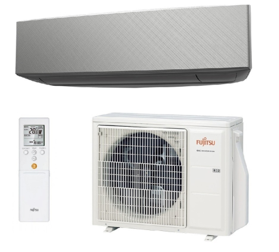 Klimatyzator ścienny | 2,0kW | ASYG07KETA-B /AOYG07KETA | srebrny | zestaw | FUJITSU