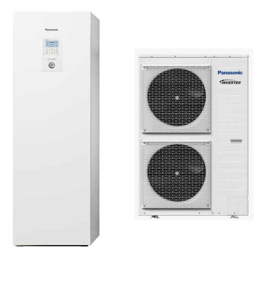 Pompa ciepła | 12kW | KIT-ADC12HE5 | 185L | grzałka 6kW | 230V | 1-strefowy | HP gen. H | PANASONIC