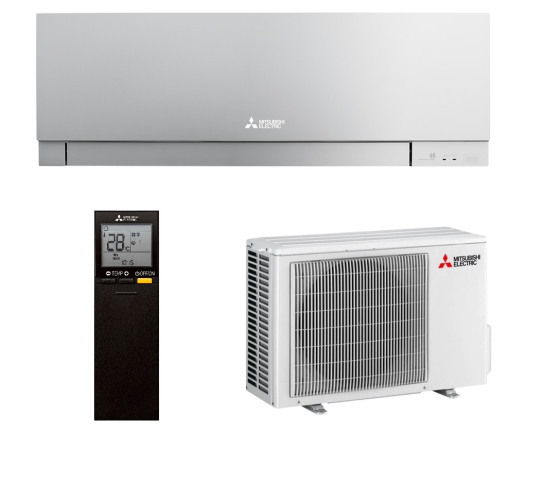 Klimatyzator ścienny | 2,5kW | MSZ/MUZ-EF25 | srebrny | zestaw | MITSUBISHI ELECTRIC