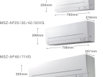Klimatyzator ścienny | 5,0kW | MSZ/MUZ-AP50 | zestaw | MITSUBISHI ELECTRIC
